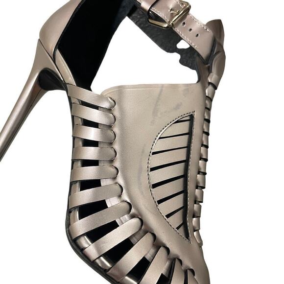 Proenza Schouler Women's Metallic Spartan High Heels Shoes Size 40 - Picture 2 of 12